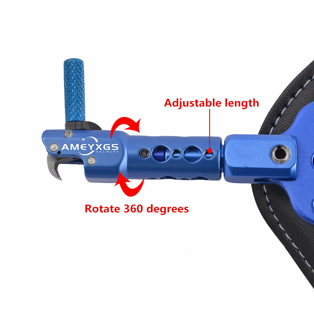 Archery Release Aids 360° Buckle Trigger Wrist Strap Compound Bow Hunting Shoot