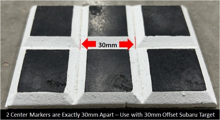 ADAS Mobile Static Calibration Laser Measuring Reusable Floor Markers - Full Set