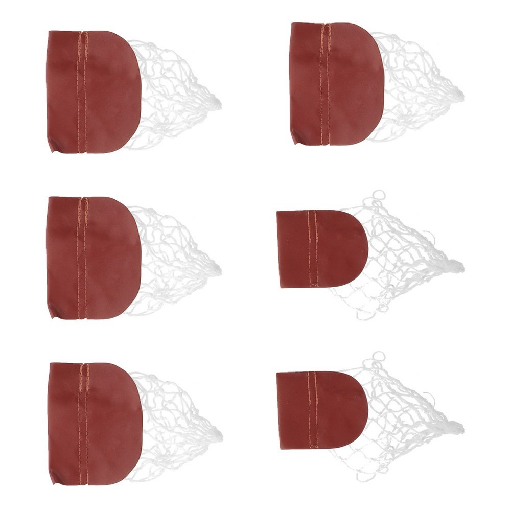 6 Pcs Pool Table Replacement Mesh Bag Net Billiard Liners Set Accessory