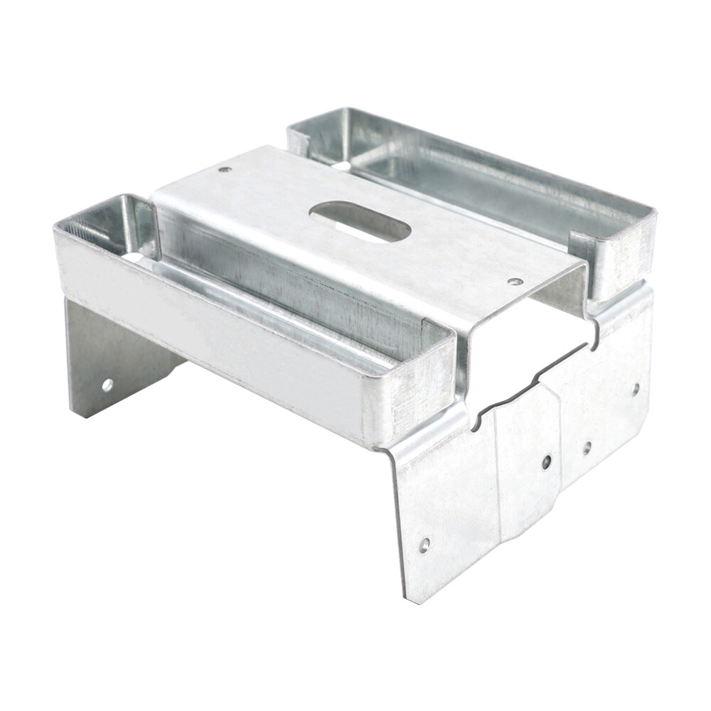 TIEWARDS ABA66Z ZMAX Galvanized 14-Gauge 6x6 Adjustable Post Base 10-per Box