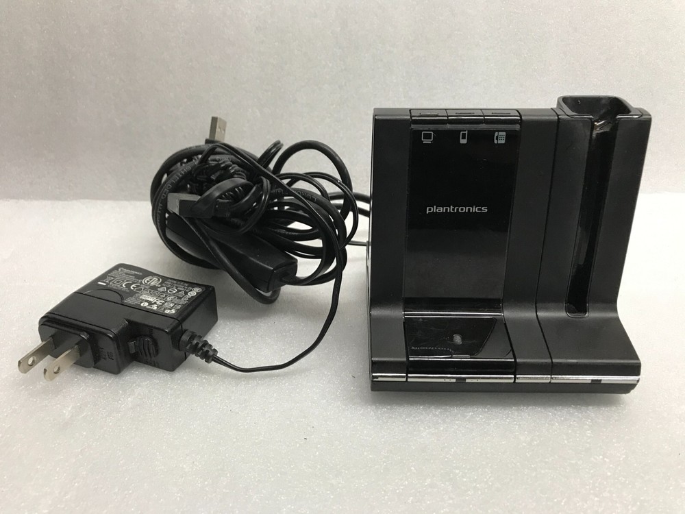 Plantronics WO2 base station and cables