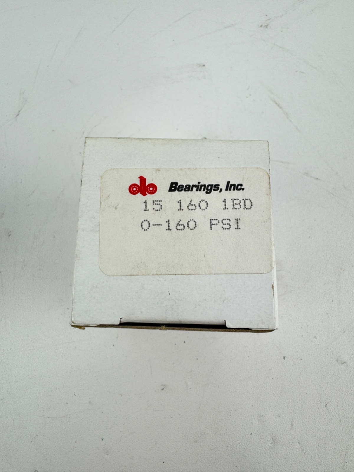 Weiss Instruments Pressure Gauge 15 160 1BD 0-160 PSI