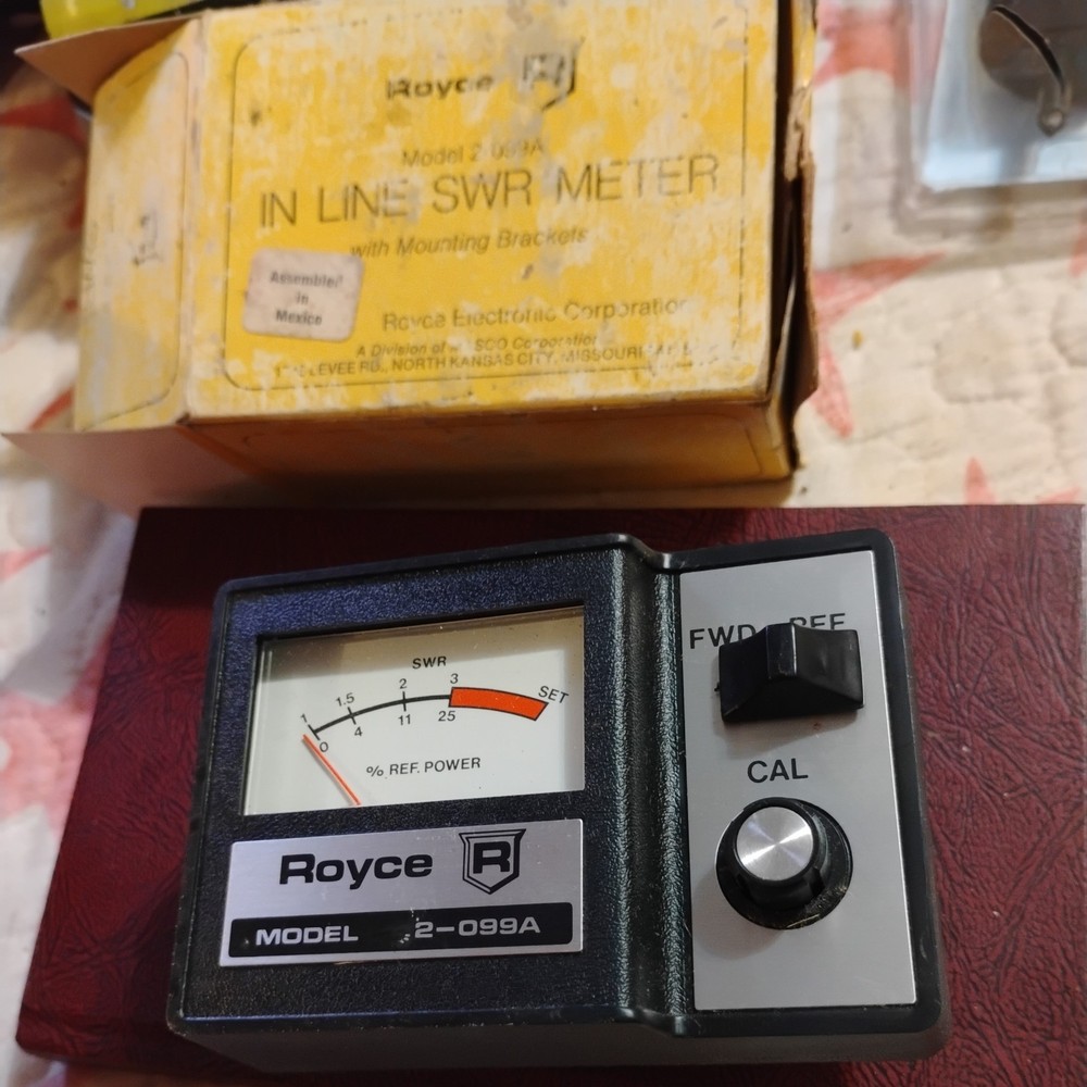 Royce In Line SWR Meter No Bracket Or Cable UNTESTED