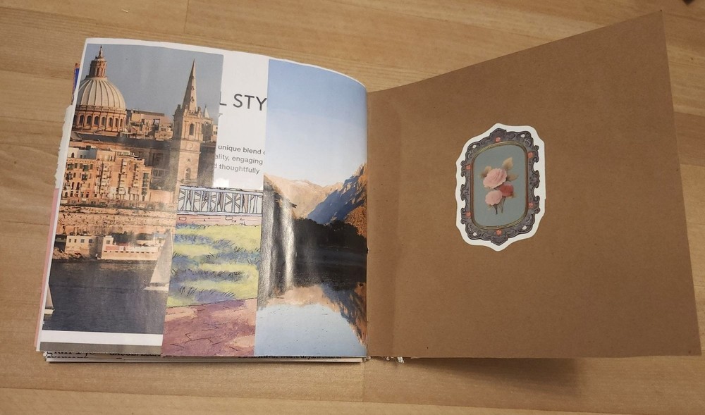 Handmade Junk Journal 60 pages 6x6"