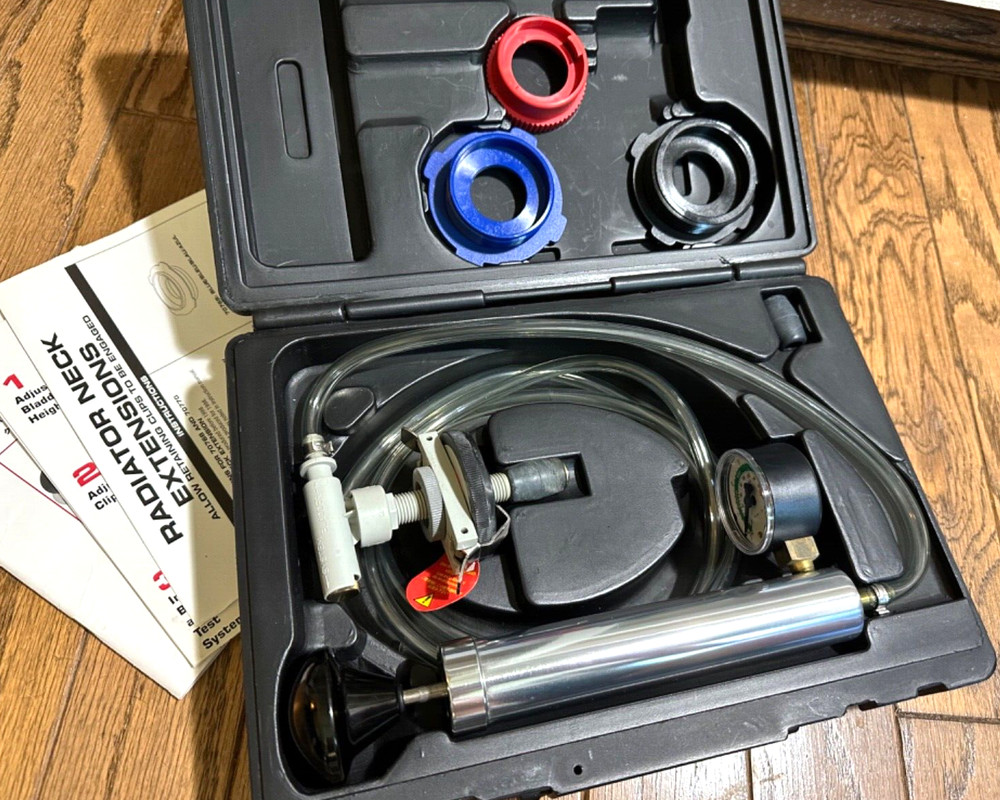 MATCO Tools Cooling System Pressure Tester Pump Gauge Neck Extension Adapter Set