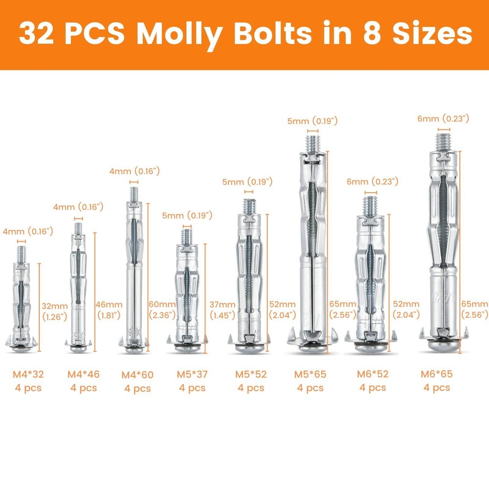 Rivet Nut Tool Kit & Molly Bolts Setting Tool
