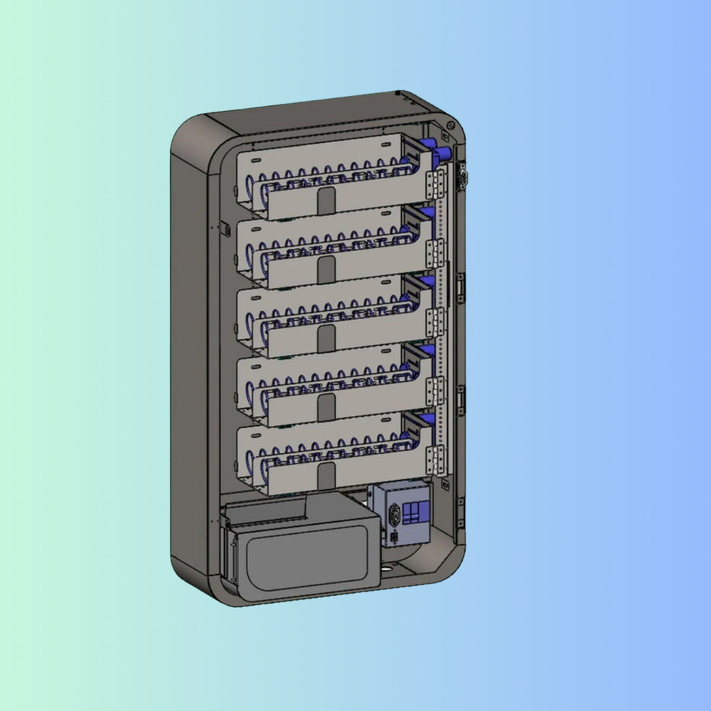 32" Smart Vending Machine - With ID scanner, Bill Acceptor, and Stand