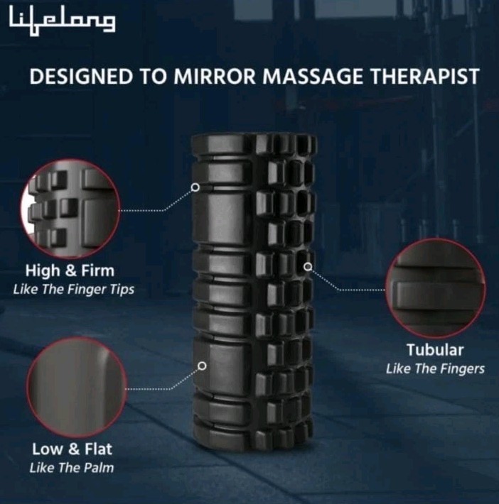 Foam Roller for Exercise Gym- Deep Tissue Body Massage Rolling Tool Purpose Back