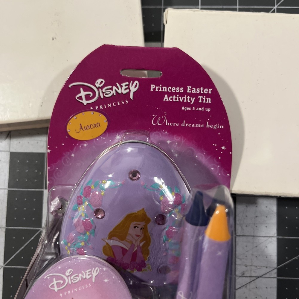 Disney Princess Aurora / Sleeping Beauty Easter Mini Activity Tin - New 2003
