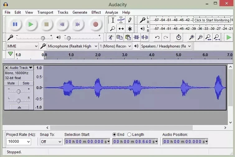 Audacity USB Professional Audio Music Editing Recording Software for Windows