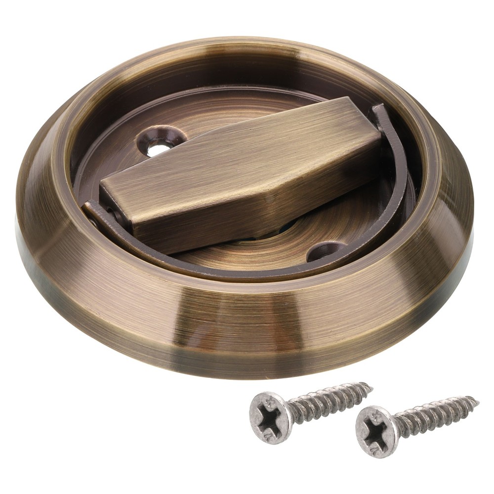 Round Pull Ring, 1pcs 3" - Stainless Steel Ring Flush Pull with Screws (Bronze)