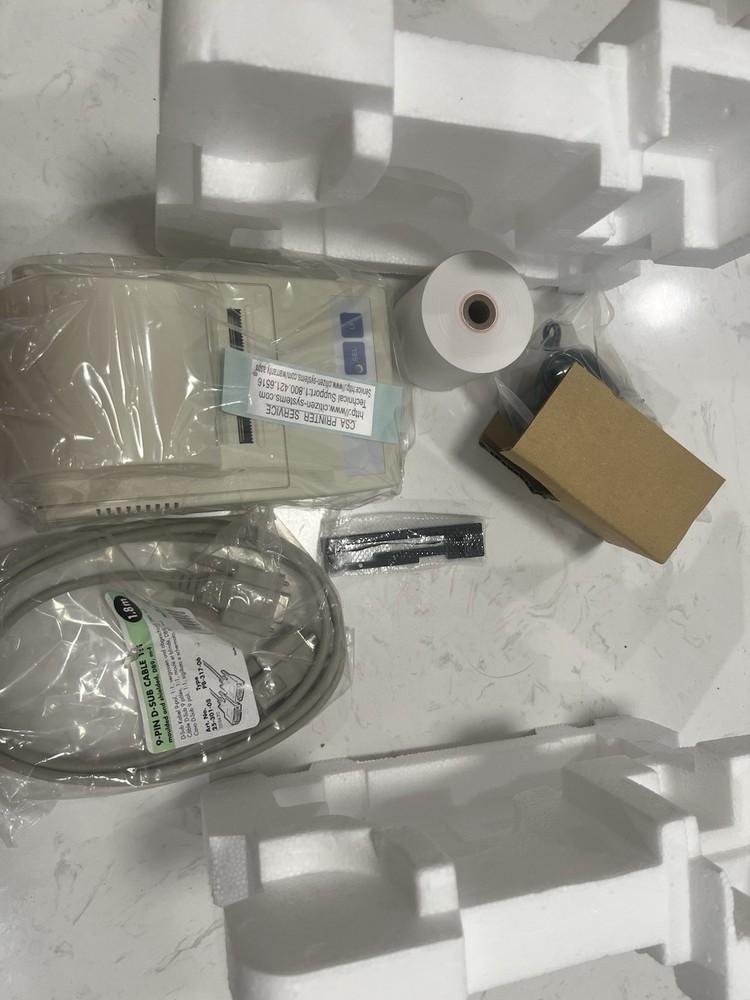 Citizen CBM-910II Dot Matrix Printer With 9 Pin D Sub Cable. Brand New!