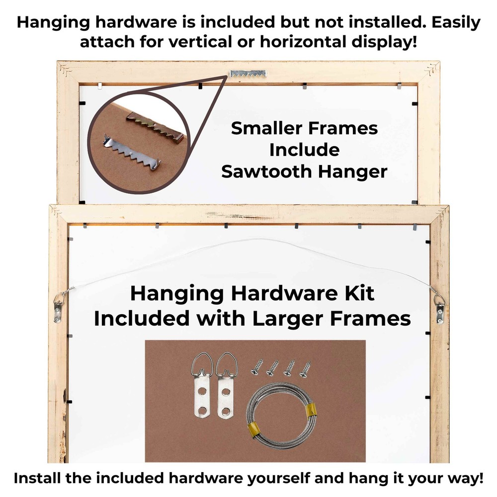 40x15 Frame Black Passaggi Solid Wood Picture Frame Width 1.5 Inches | Interior