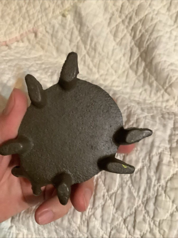 LadyBug Hide A Key Box Distressed Brown Cast Iron Garden lady bug