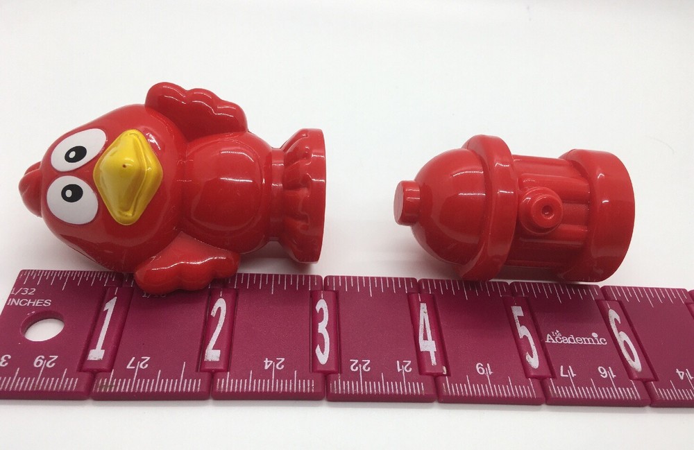 Vtech Smartville 3-2-1 Rescue Fire Station Replacement RED BIRD & FIRE HYDRANT