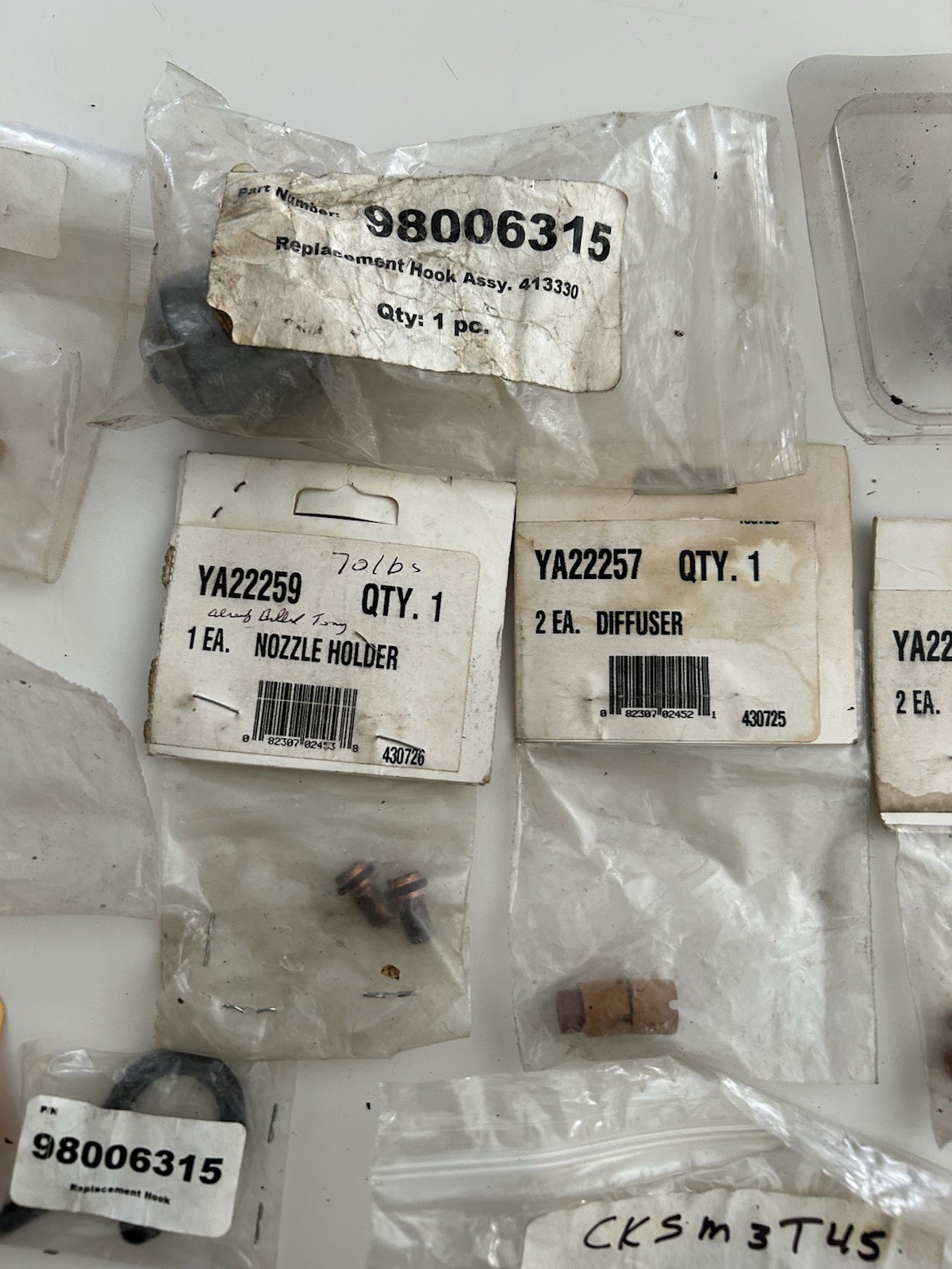 Vintage MIG Welder Tip Nozzle Diffuser Accessories Lot - Snap-On & Others