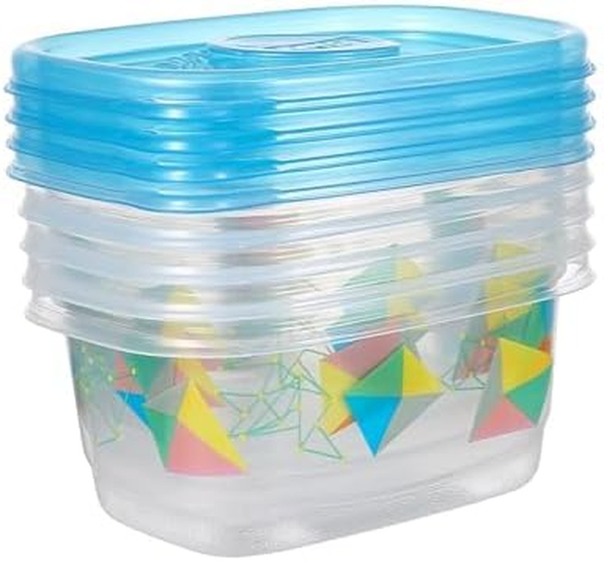 ware Design Series Food Storage Containers with Lids, Medium Rectangle BPA Free