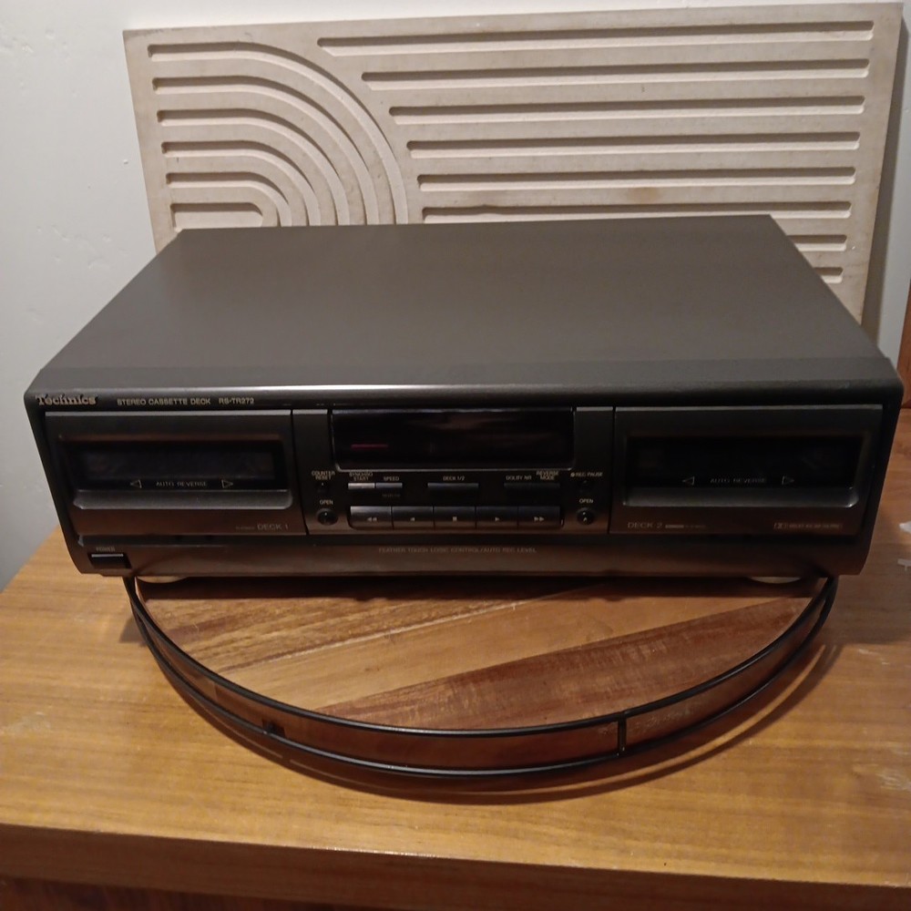 Technics RS-TR272 Dual Cassette Deck Feather Touch Control ONLY DECK 2 WORKS