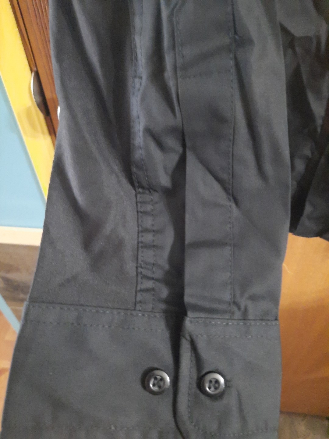 MENS Large Chef Works Shelby Zip Front Shirt. FOH, Busser, Server, Utility, Bar.