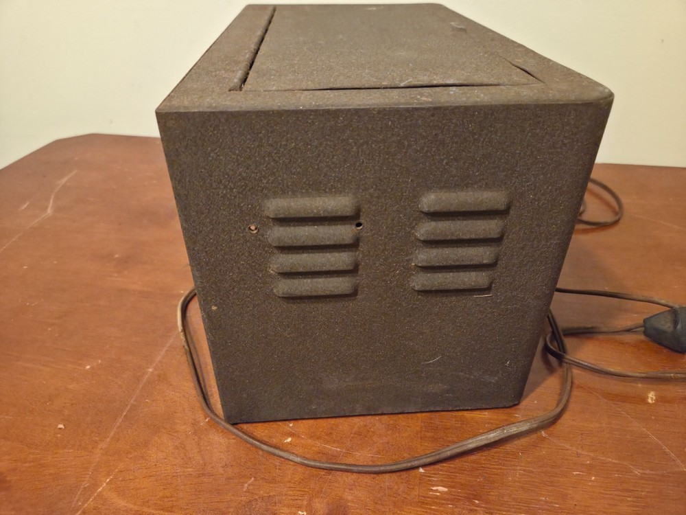 Lettine Radio Model 240 Ham Transmitter 807 Tube 40W AM CW POWERS ON w/ Flyer