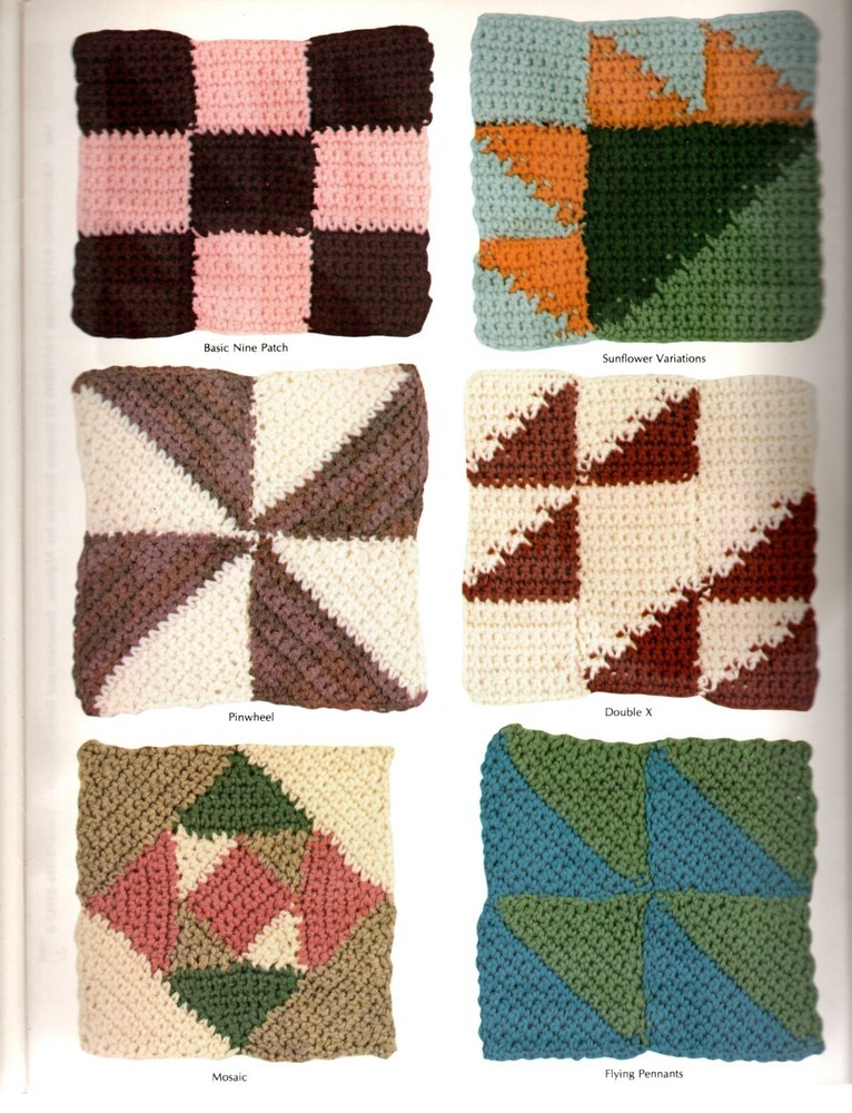 Annette Lep CROCHETING PATCHWORK PATTERNS Afghans+ Crochet Pattern Booklet