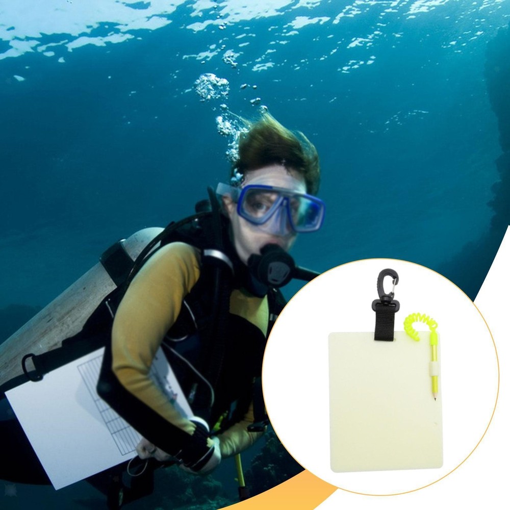 Diving Writing Slate Glow in Dark Premium Accessories Professional Practical