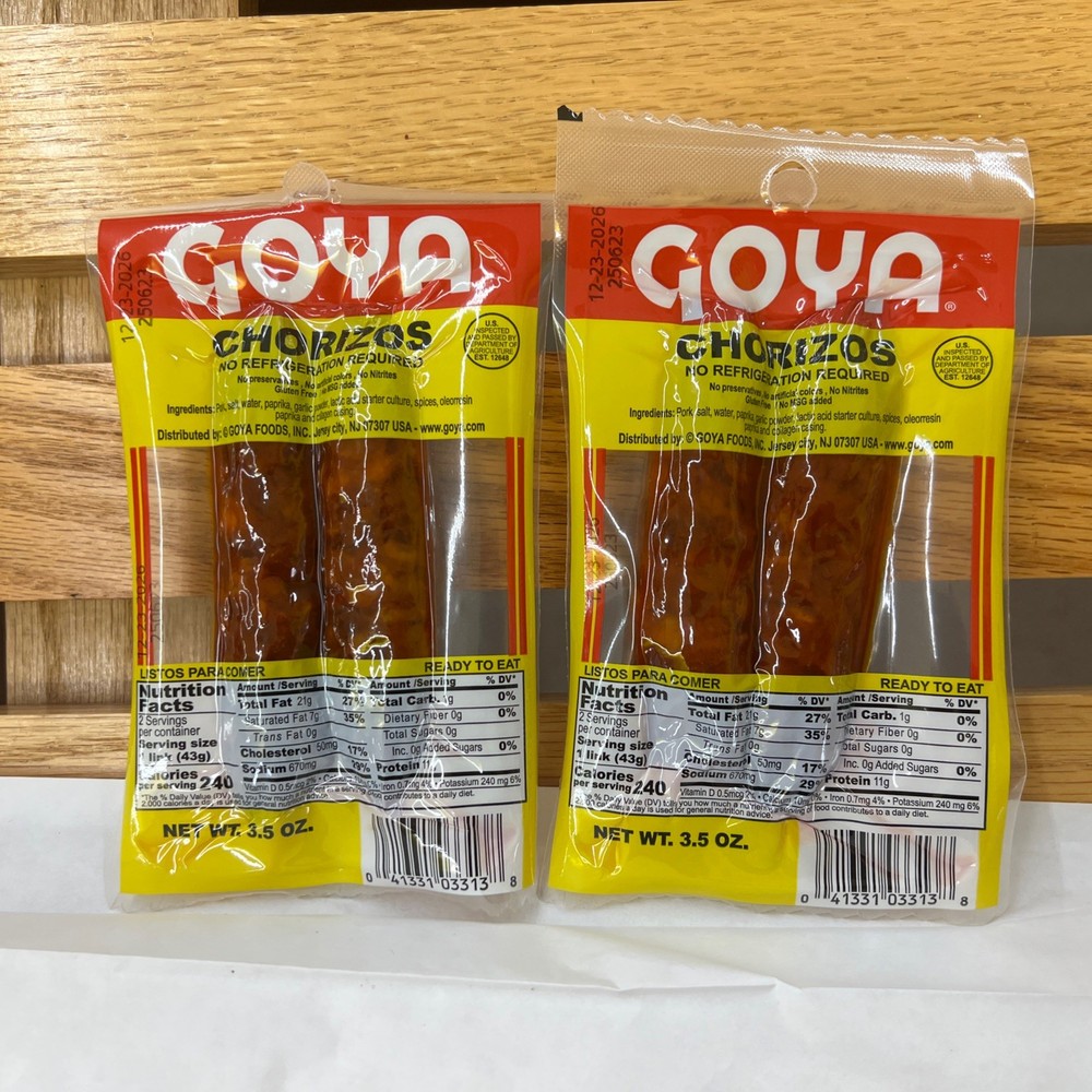 4- Pack Goya Chorizos