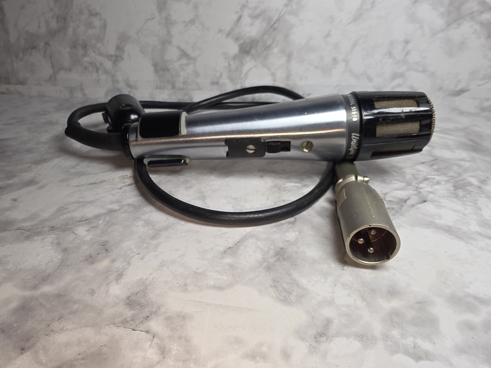 Vintage Shure Model 5155B Unidyne Microphone. As-is Untested