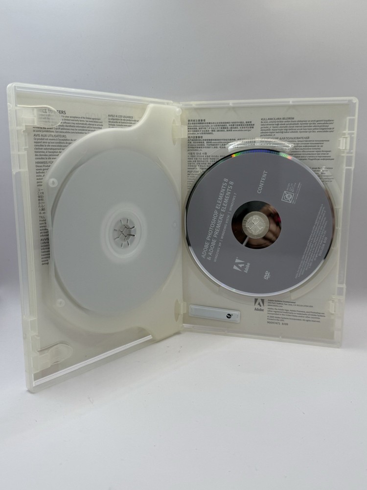 Genuine Original OEM Adobe Photoshop Elements 8 And Premier Elements 8