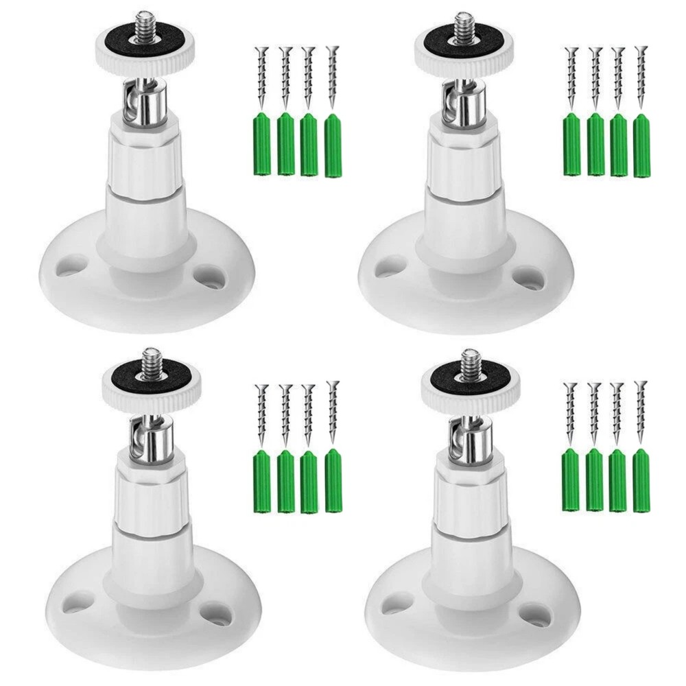 Adjustable Arlo Mounting Bracket 4-Pack for Pro 2/3/4  Go Weather Resistant ABS