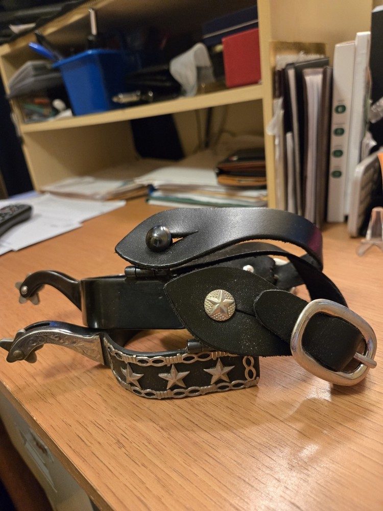 Cowboy Spurs Unbranded Leather