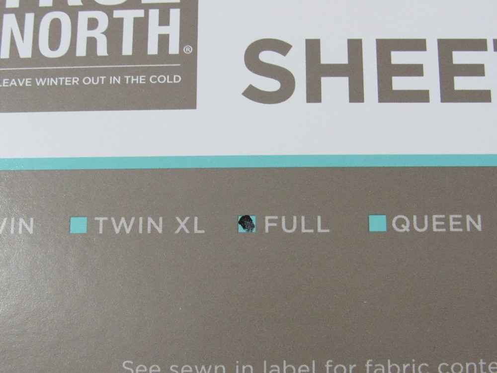 True North Leaves Full Sheet Set flannel new