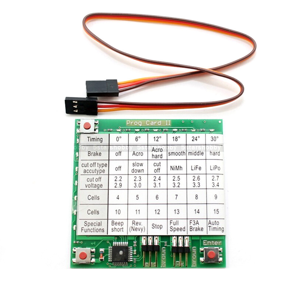 YPG Hobbyking YEP ESC Program Card Speed Control  Programming Card