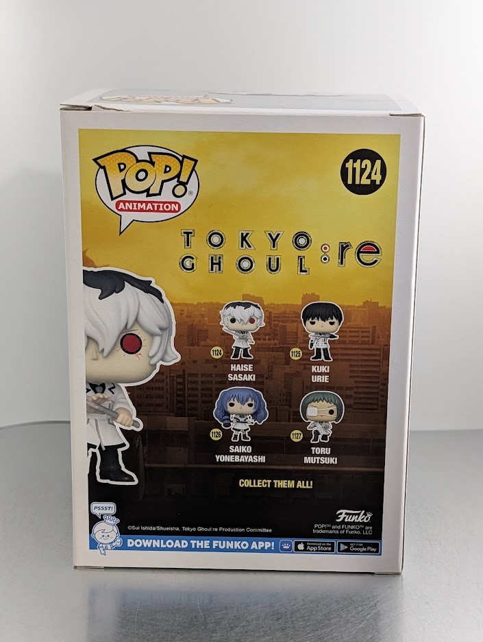 Austin Tindle Signed Toyzilla LE Funko Pop #1124 Haise Sasaki Tokyo Ghoul