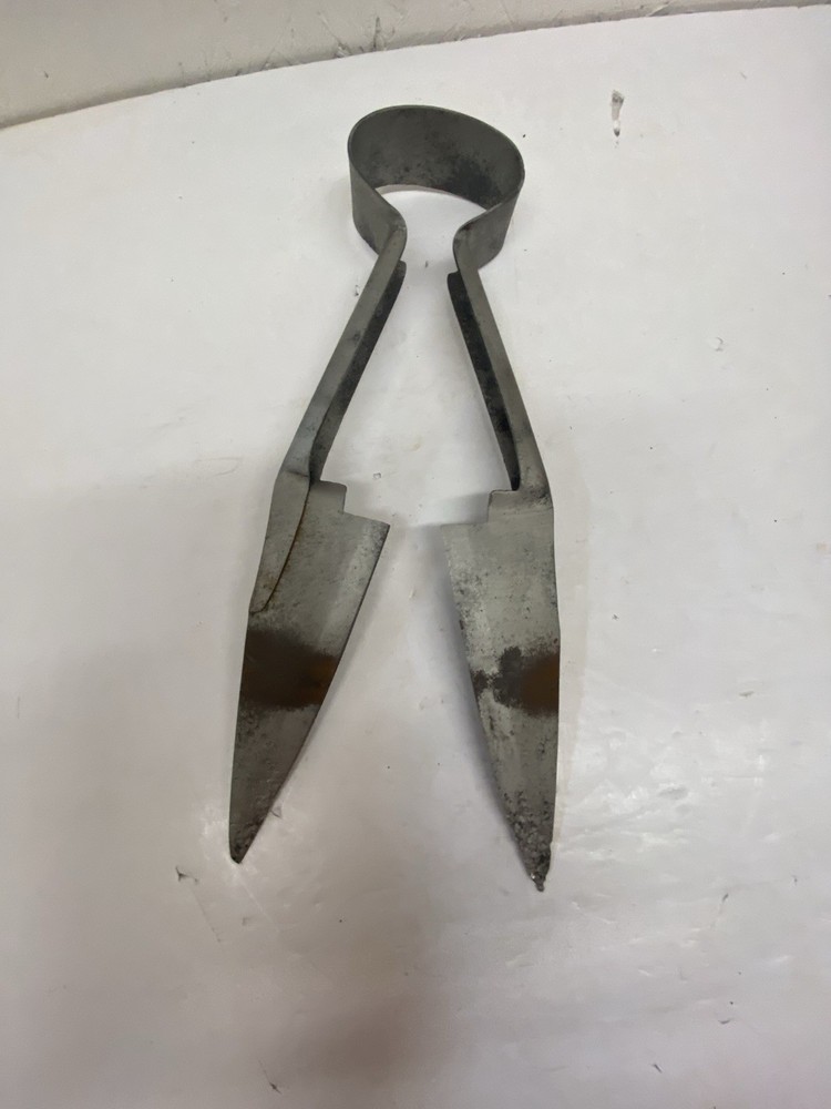 2 PAIR 12" SHEEP- WOOL SHEARS - USA - MARKED -