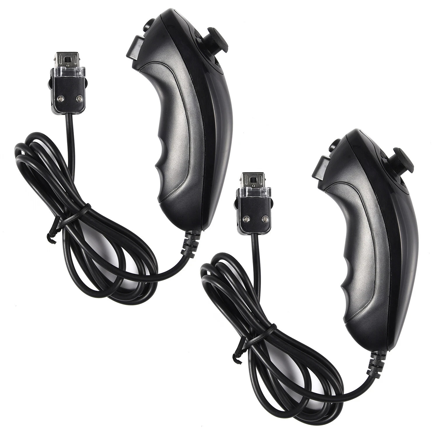 2Pack Built-in Motion Plus Wii Remote & Nunchuck Controller for Wii U Console