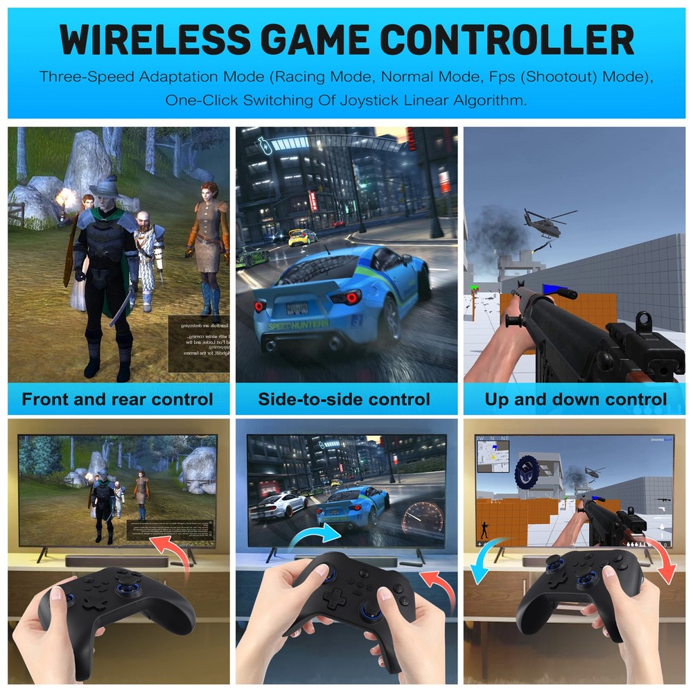 Z03 Gamepad Hall Crank Cut Trigger Keys Somatic for Android IOS PC2012