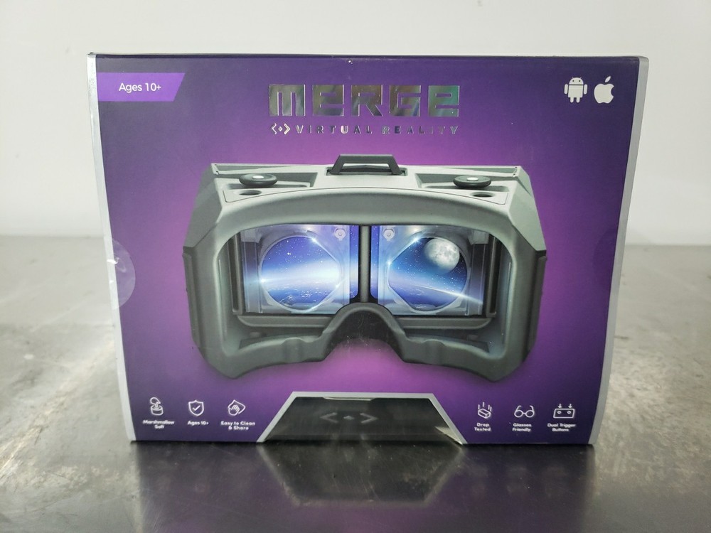 Merge VR Headset - Augmented Reality and Virtual Reality Headset, Play Education