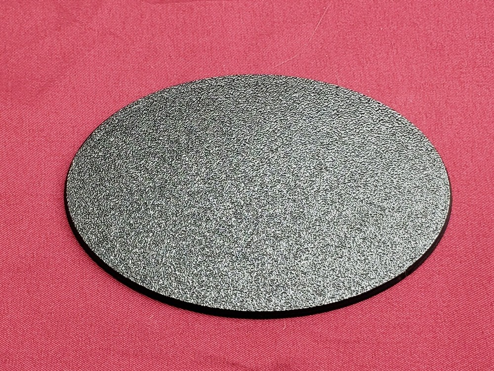 120x92mm Oval Base - Plain Beveled Bases - Wargaming Old School Bases
