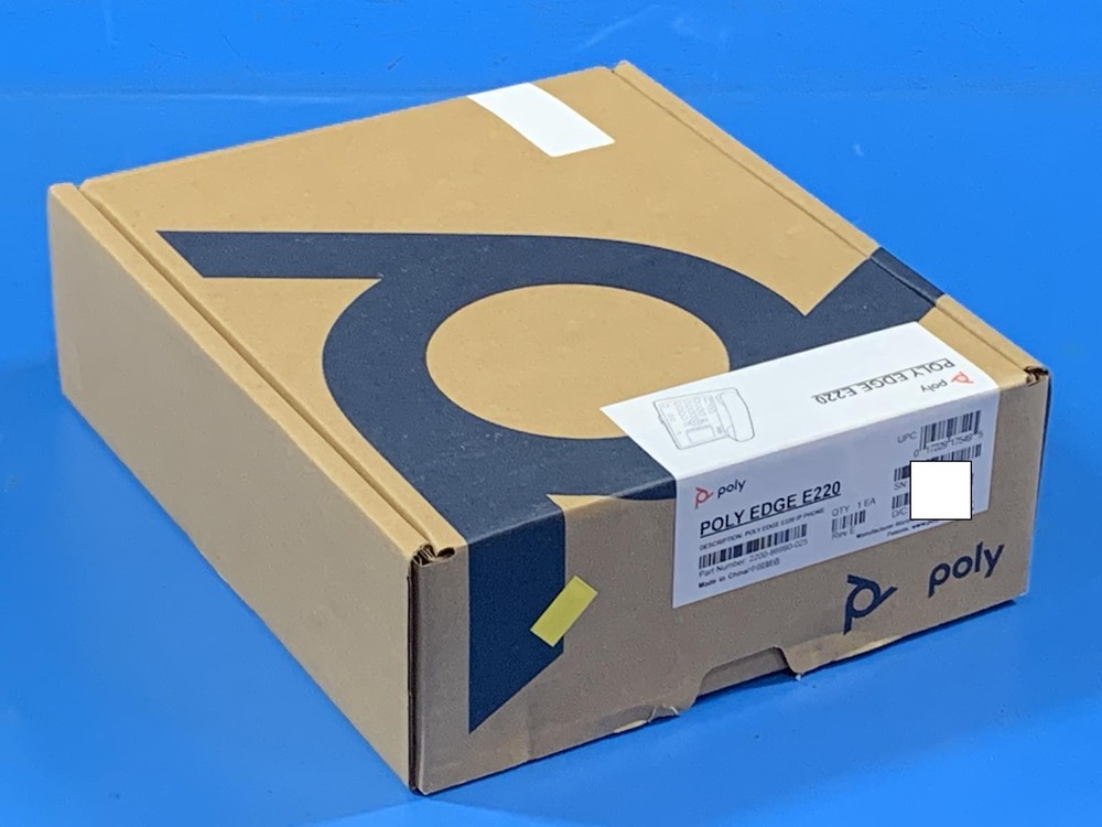 Poly Edge E220 Corded Desktop Phone 2201-86990-001