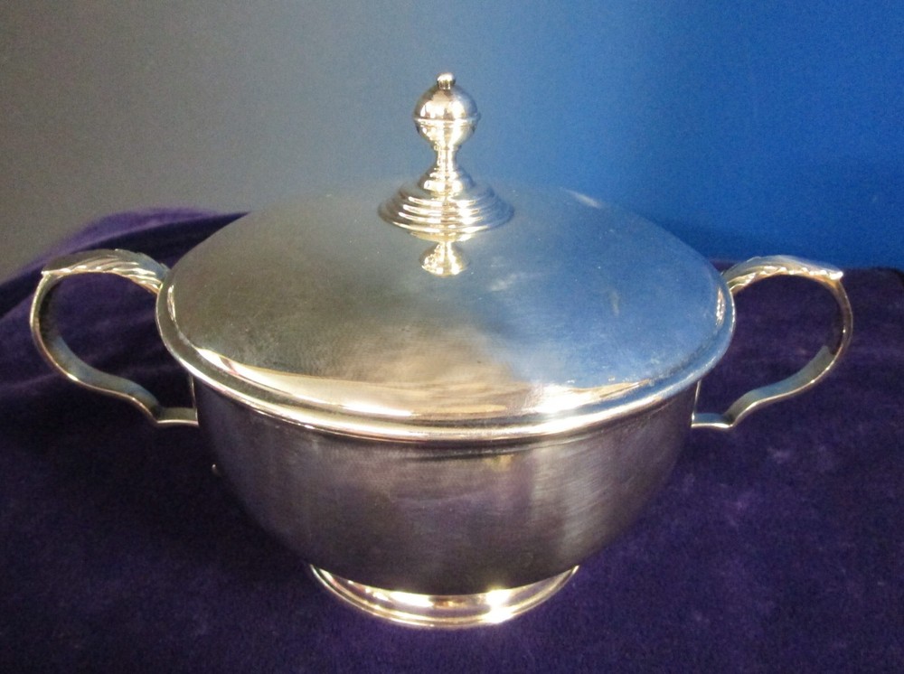 BARKER ELLIS Silverplate 4 Pc Coffee & Tea Service No Monograms C1930s bu