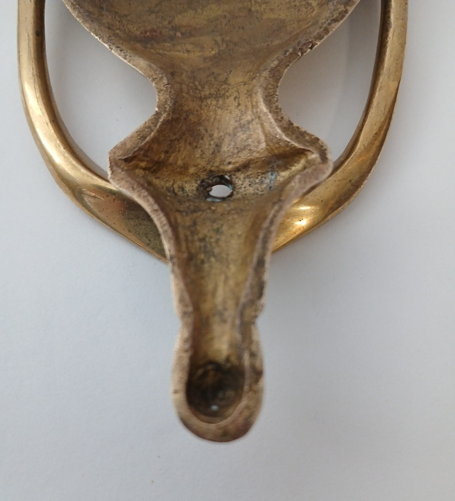 Vintage Solid Heavy Brass 7” Door Knocker Classic Simple Design