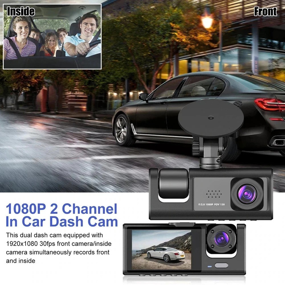 TOGUARD CE41A Front Inside Dual Dash Camera
