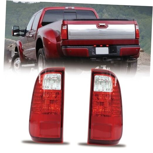 Tail Light Assembly Compatible With 2008-2016 F150 Tail Lights,Left Pair Red