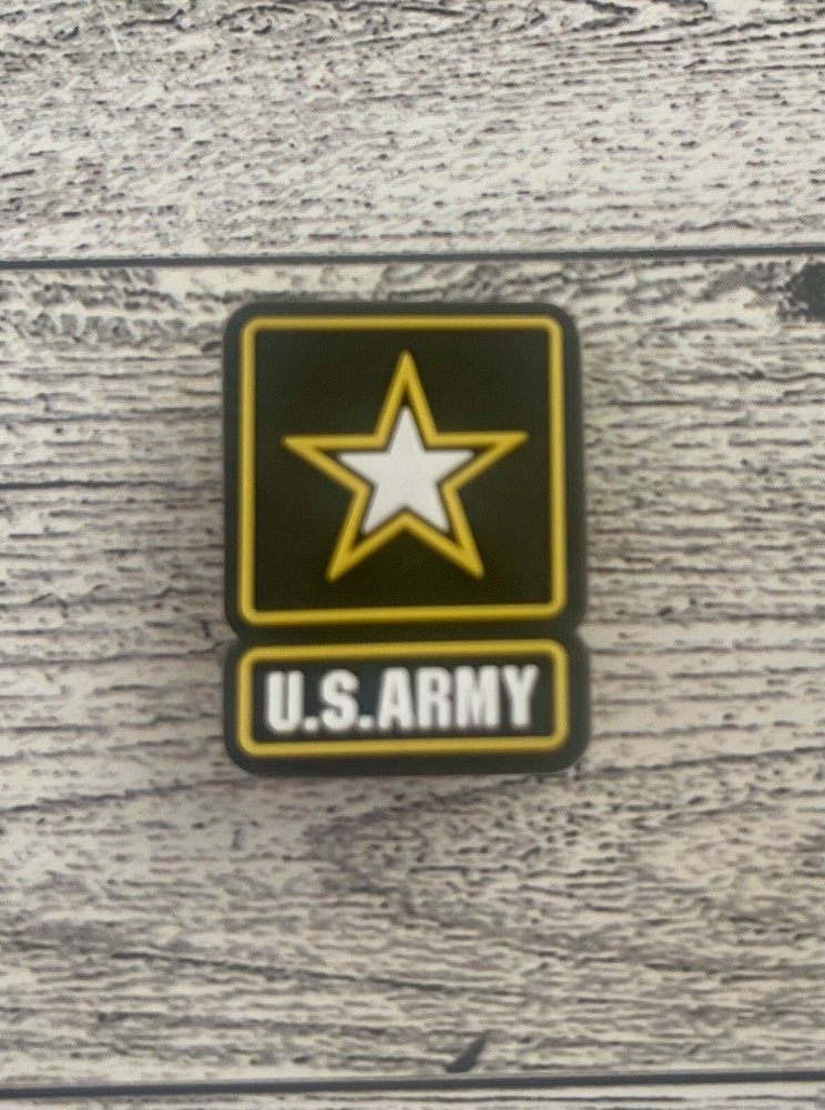Military Charms compatible with crocs/Straw Toppers