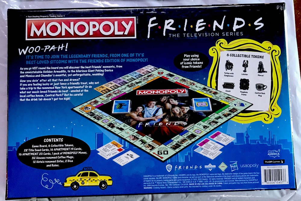 Monopoly Friends Edition Board Game