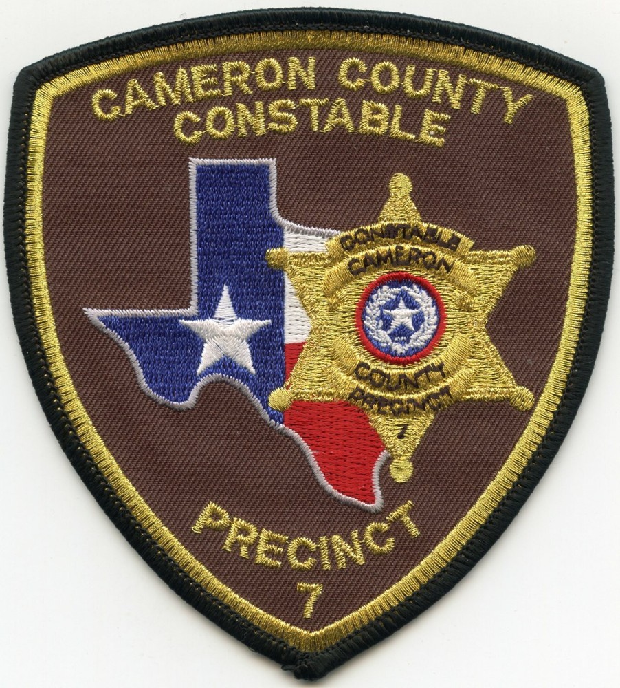 CAMERON COUNTY TEXAS TX Precinct 7 CONSTABLE sheriff police PATCH