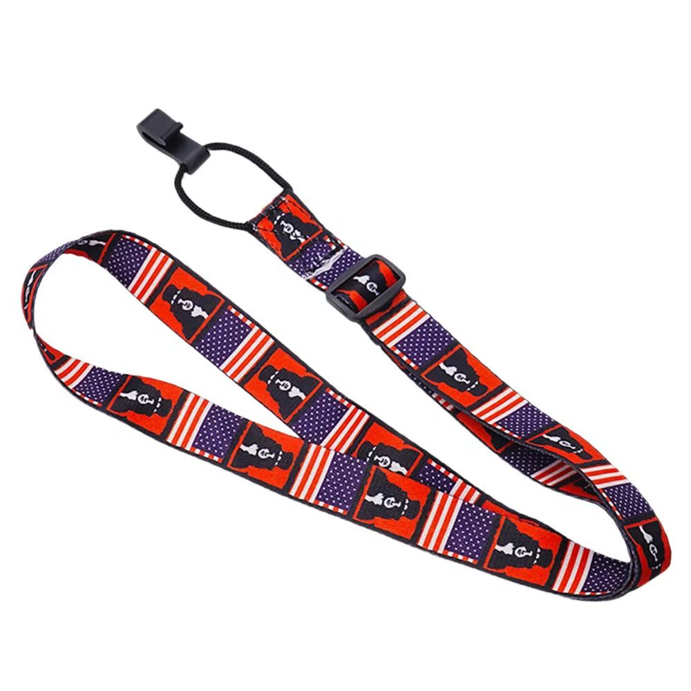 Adjustable Guitar Strap Ukulele Accessory Ethnic Style Polyester Guitar Belts Uk