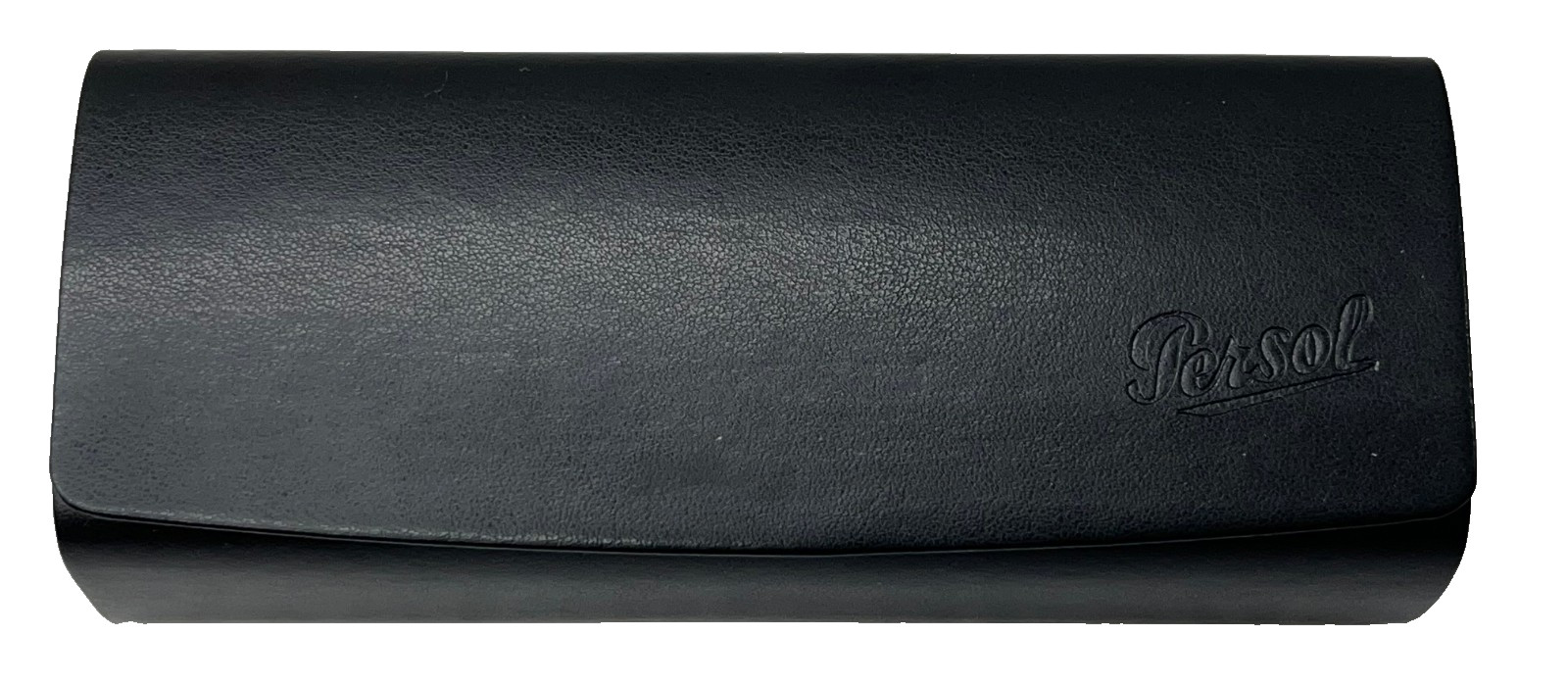 NEW PERSOL BLACK CLAMSHELL AUTHENTIC EYEWEAR EYEGLASSES GLASSES CASE ONLY