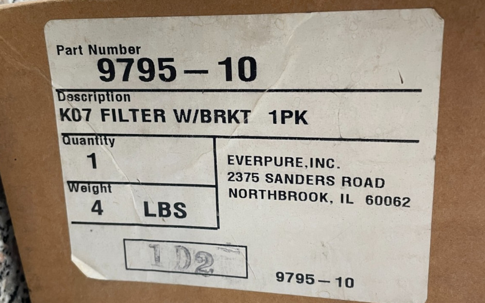 EVERPURE FILTER SYSTEM K07 WITH EC207 FILTER